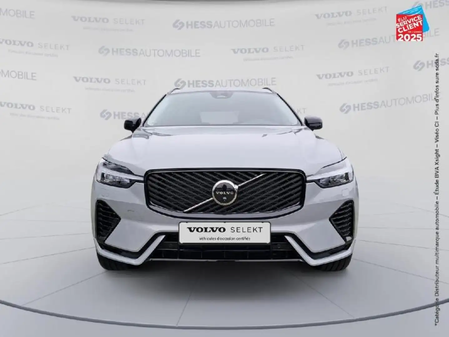 Volvo XC60 T6 Hybride Rechargeable 253 + 145ch Ultra Style Dark Geartronic 8 AWD Grigio - 2