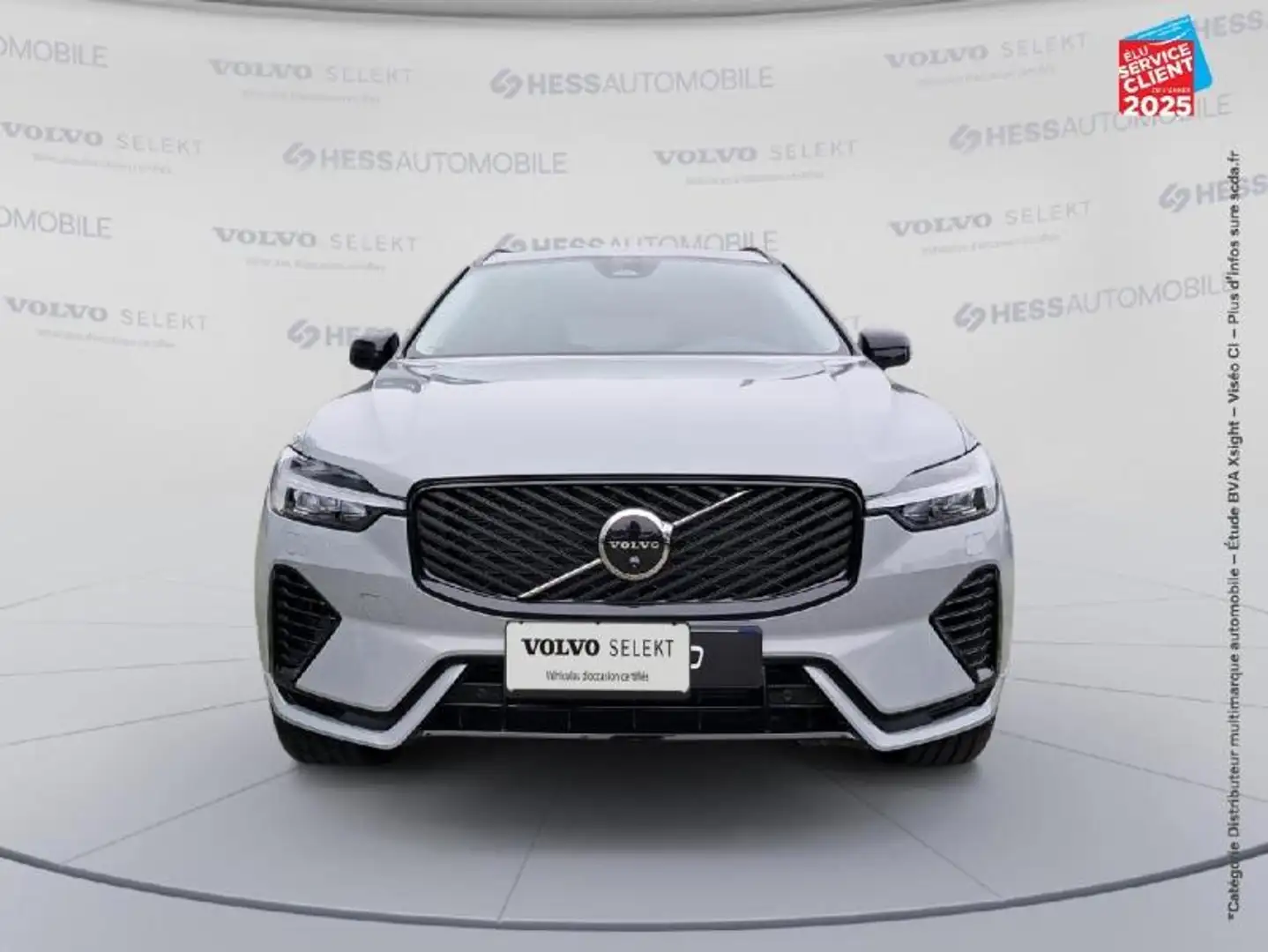 Volvo XC60 T6 Hybride Rechargeable 253 + 145ch Ultra Style Dark Geartronic 8 AWD Grau - 2