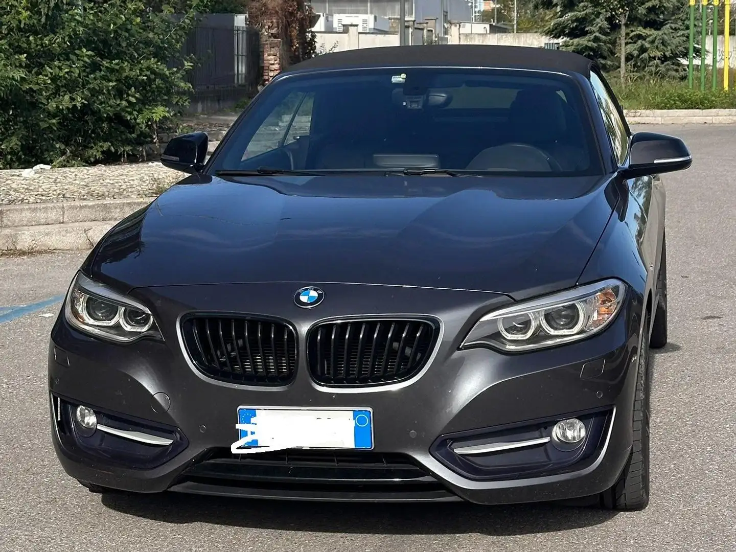 BMW 220 Serie 2 F23 Cabrio 220d Cabrio Sport auto Grigio - 1