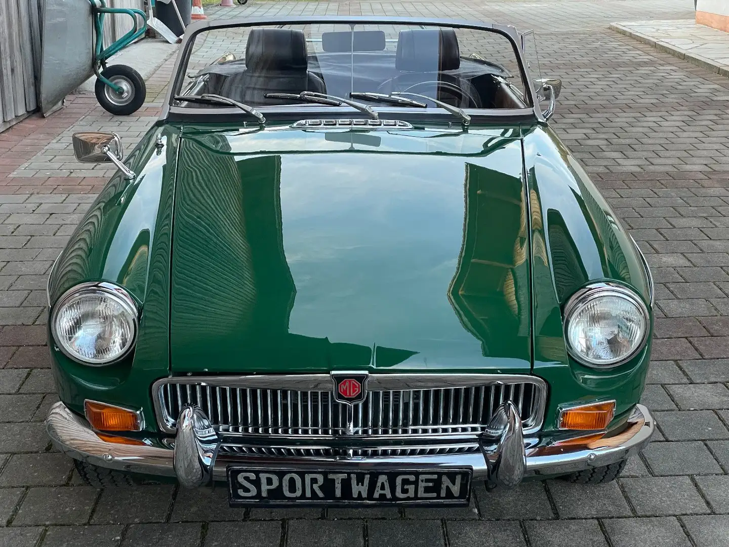 MG MGB H-Nummer, Chromspeichenräder!!!!! Grün - 2