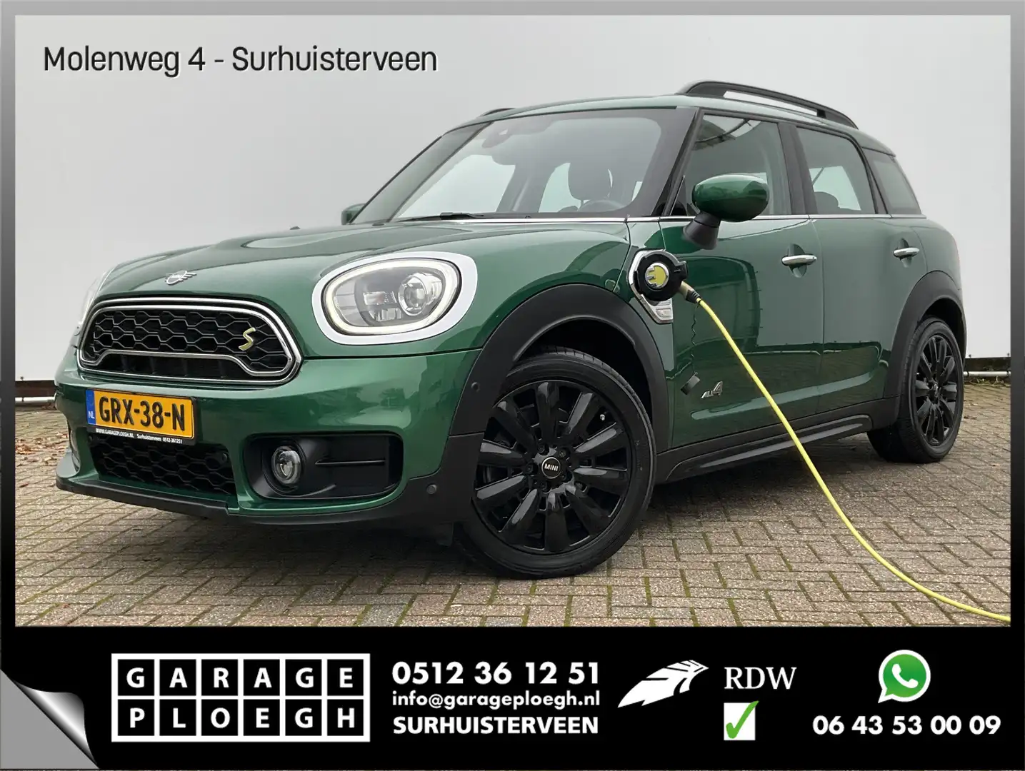MINI Cooper S Countryman Mini 2.0 E ALL4 PHEV Cruise Navi Sfeerverlichting Groen - 1