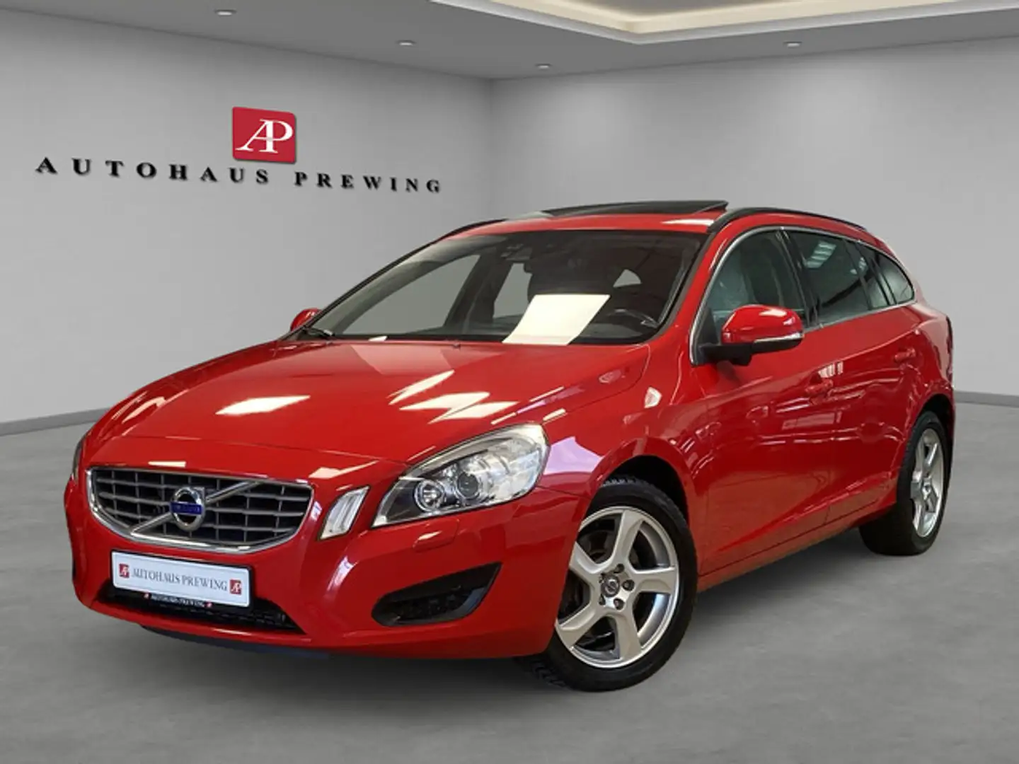 Volvo V60 D5 NAVI/KAMERA/BLIS/ZAHNR NEU/MTL.RATE 100,- Rot - 1