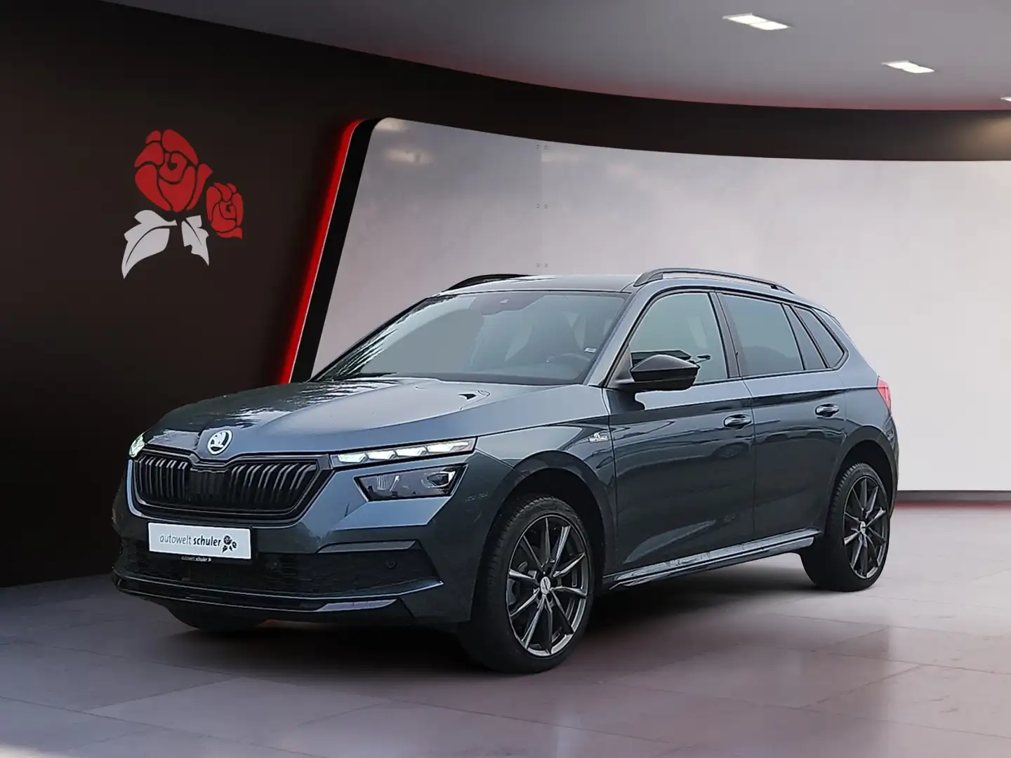 Skoda Kamiq 1,5 TSI DSG Monte Carlo AHK Kessy Grau - 2
