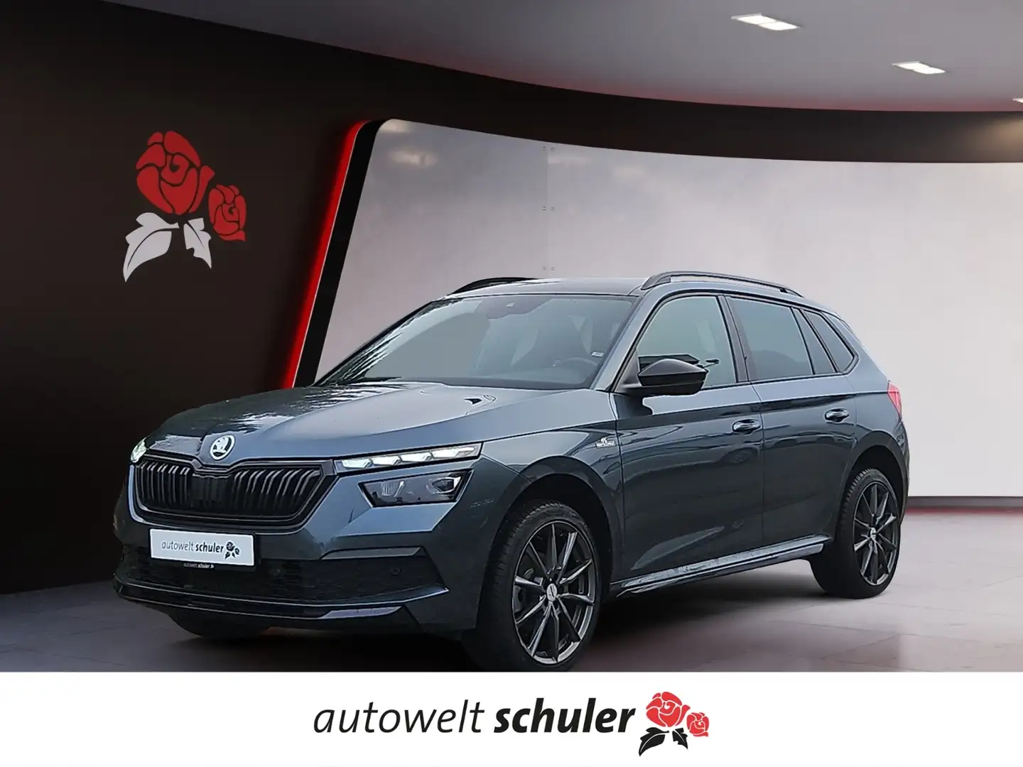 Skoda Kamiq 1,5 TSI DSG Monte Carlo AHK Kessy Grau - 1