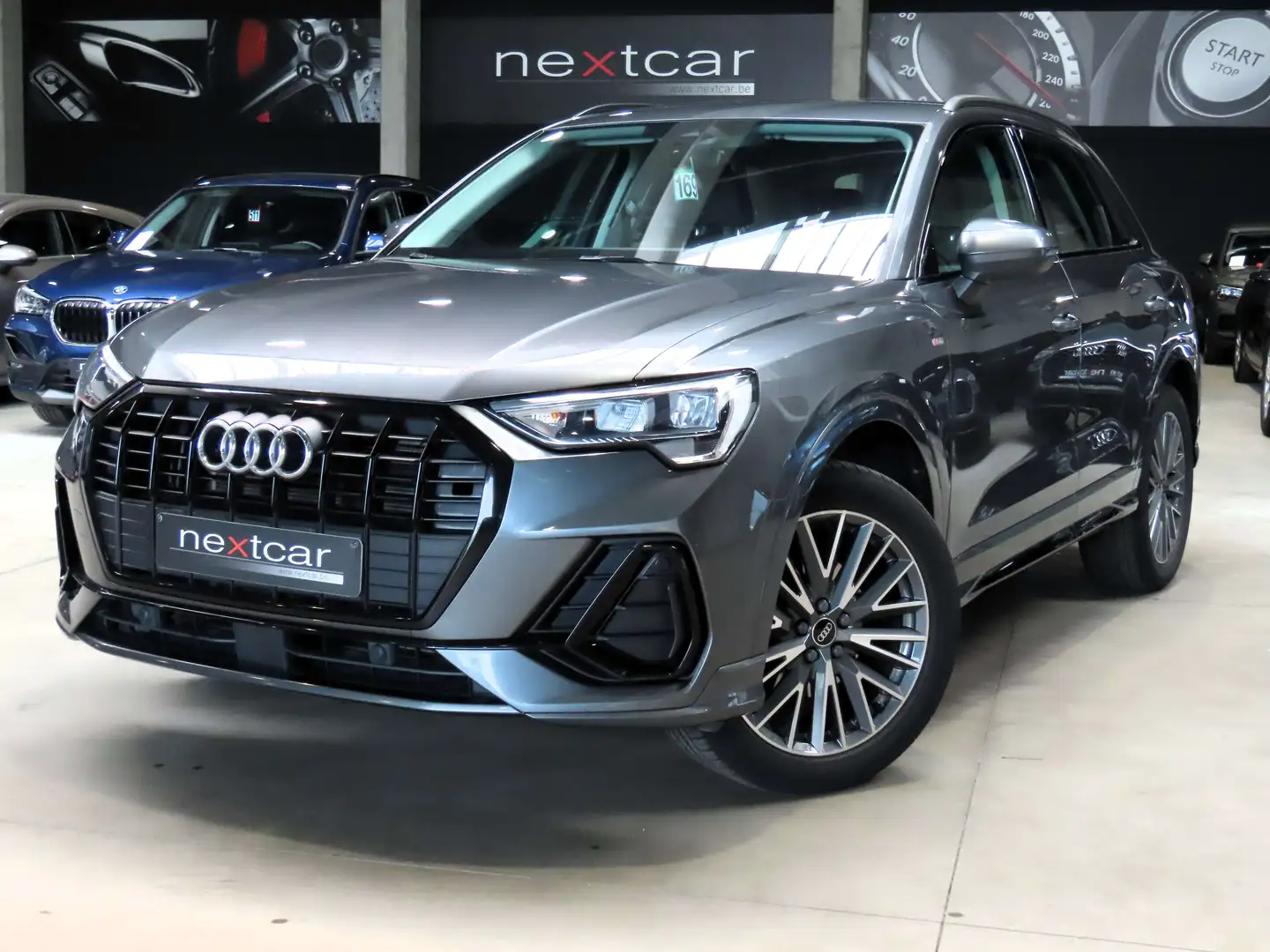 Audi Q3 35TFSI SLine STronic NAV-VIRTUAL-CRUISE-CUIR Grijs - 1