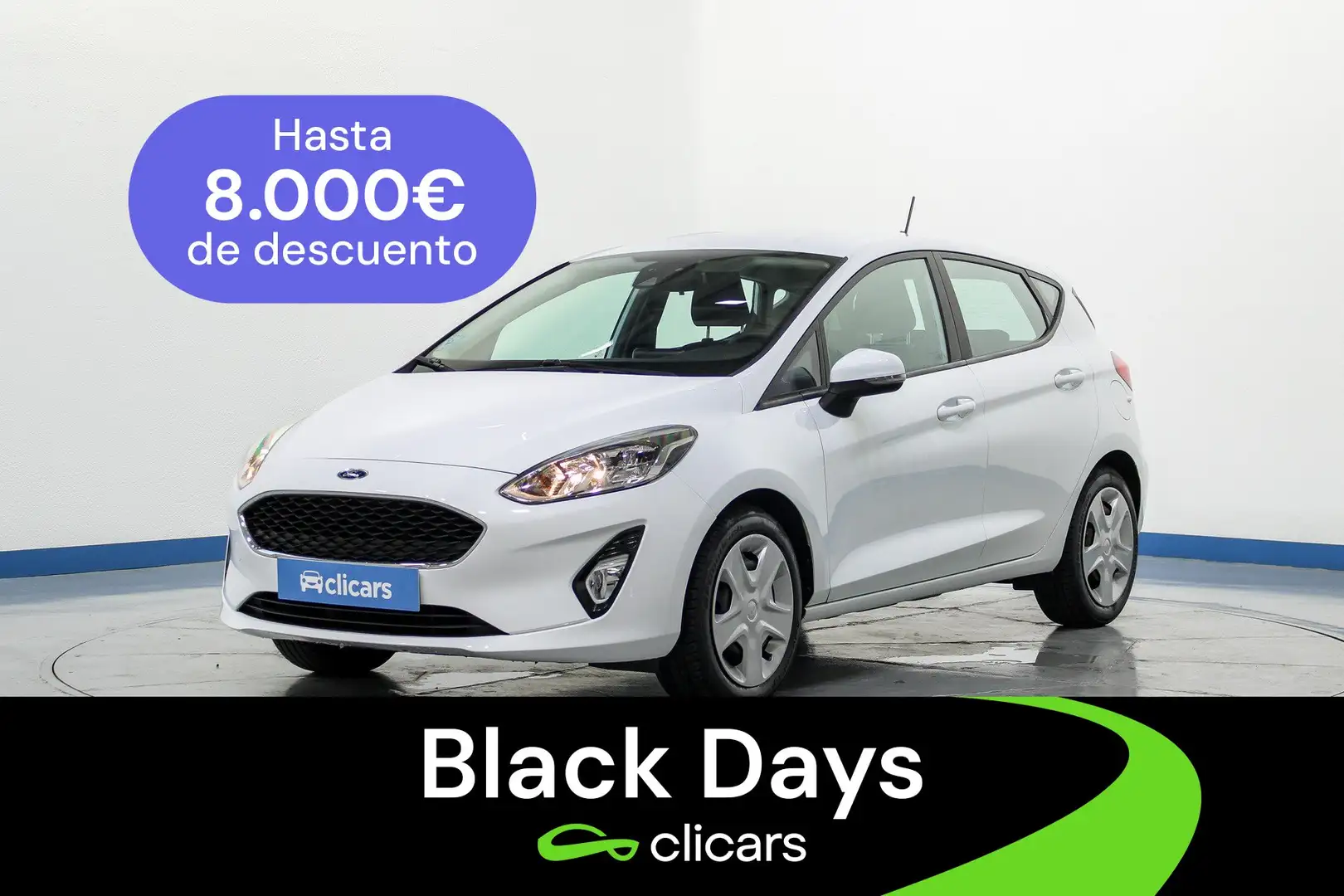 Ford Fiesta 1.1 Ti-VCT Trend Blanc - 1