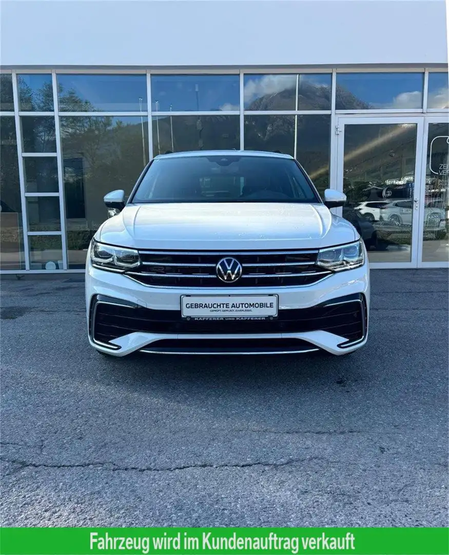 Volkswagen Tiguan 2,0 TDI 4Motion R-Line DSG Blanc - 2