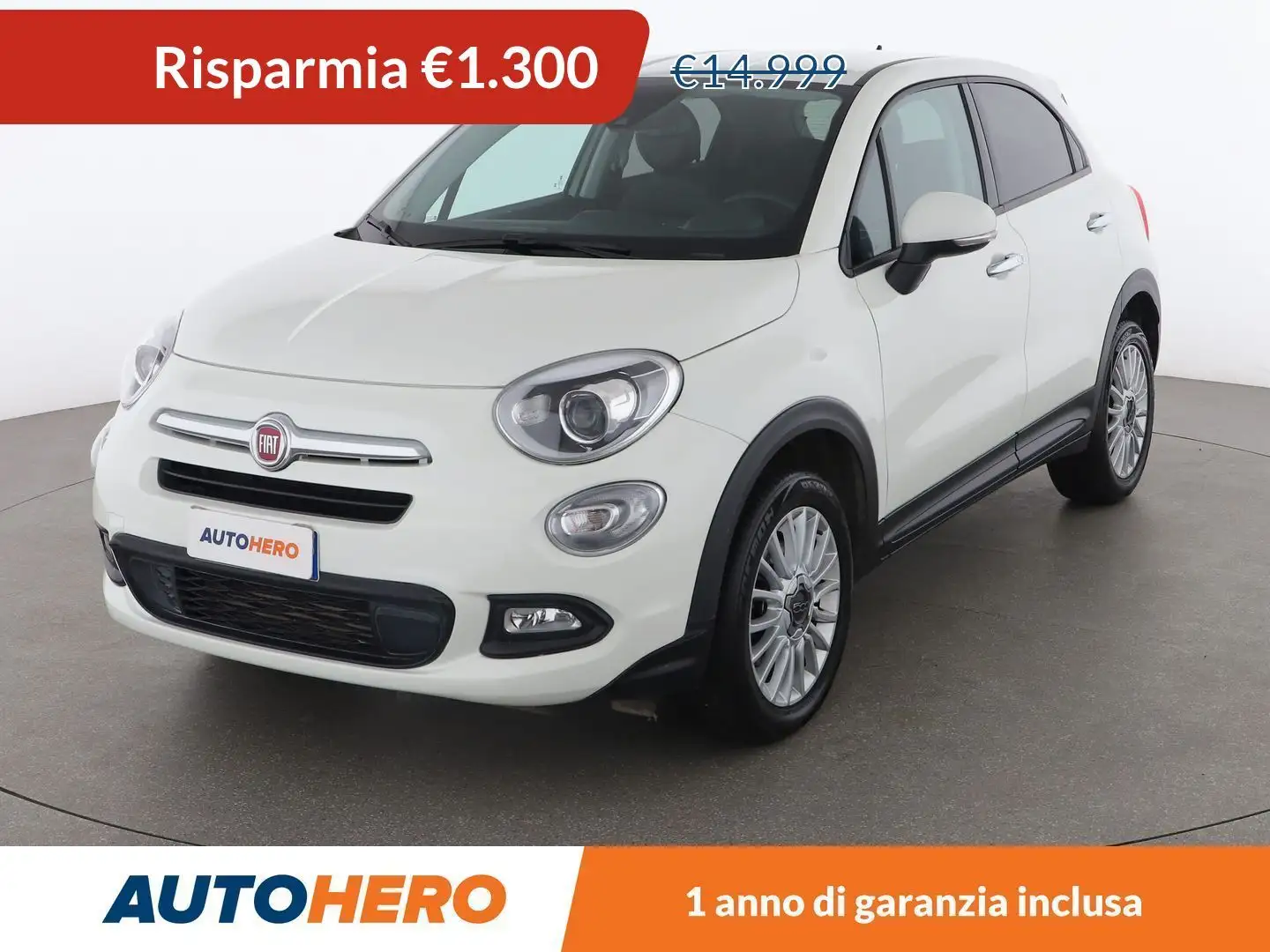 Fiat 500X 1.4 Turbo Lounge 140 CV DCT Bianco - 1