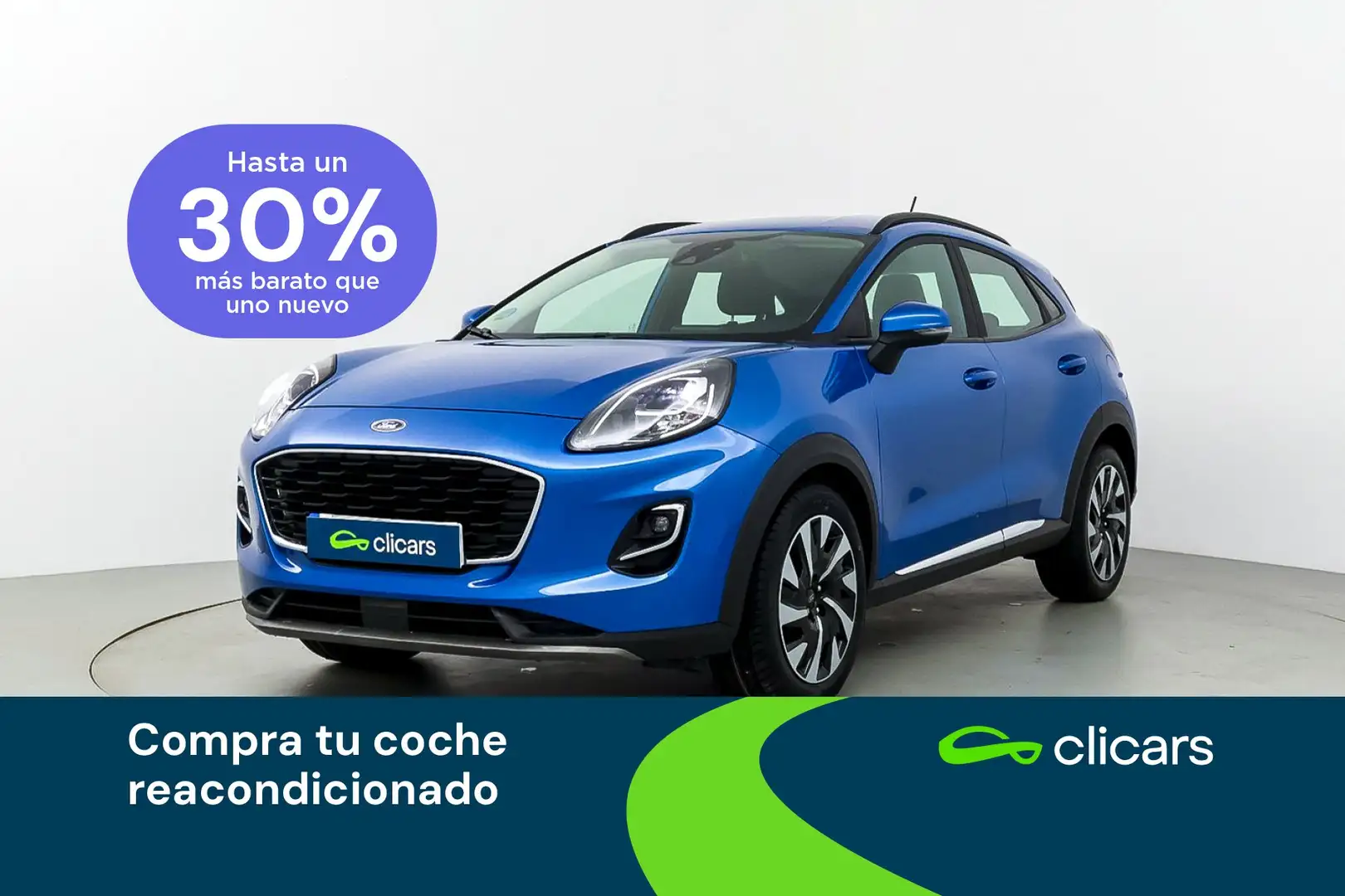 Ford Puma 1.0 EcoBoost MHEV Titanium Aut. 125 Azul - 1