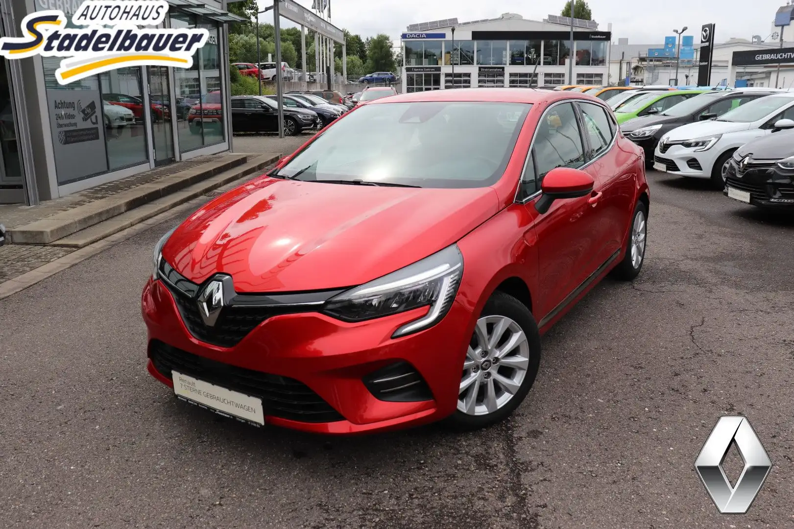 Renault Clio V Intens, nicht rep. Hagelschaden Rot - 1