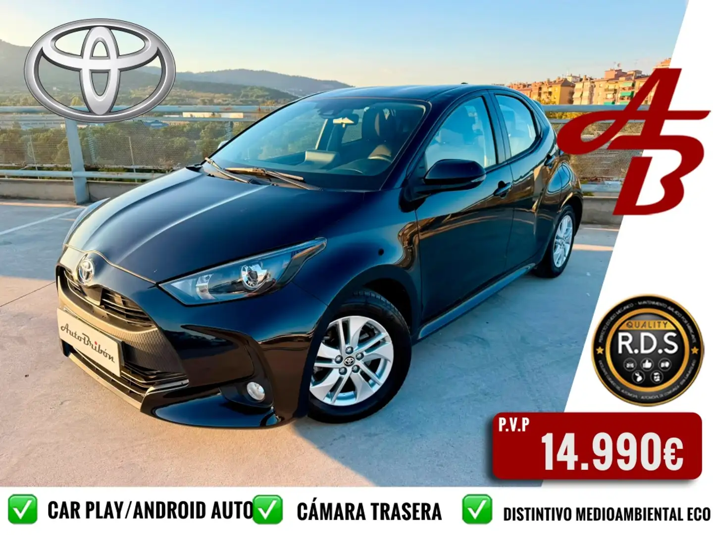 Toyota Yaris 120H 1.5 Style Negro - 1