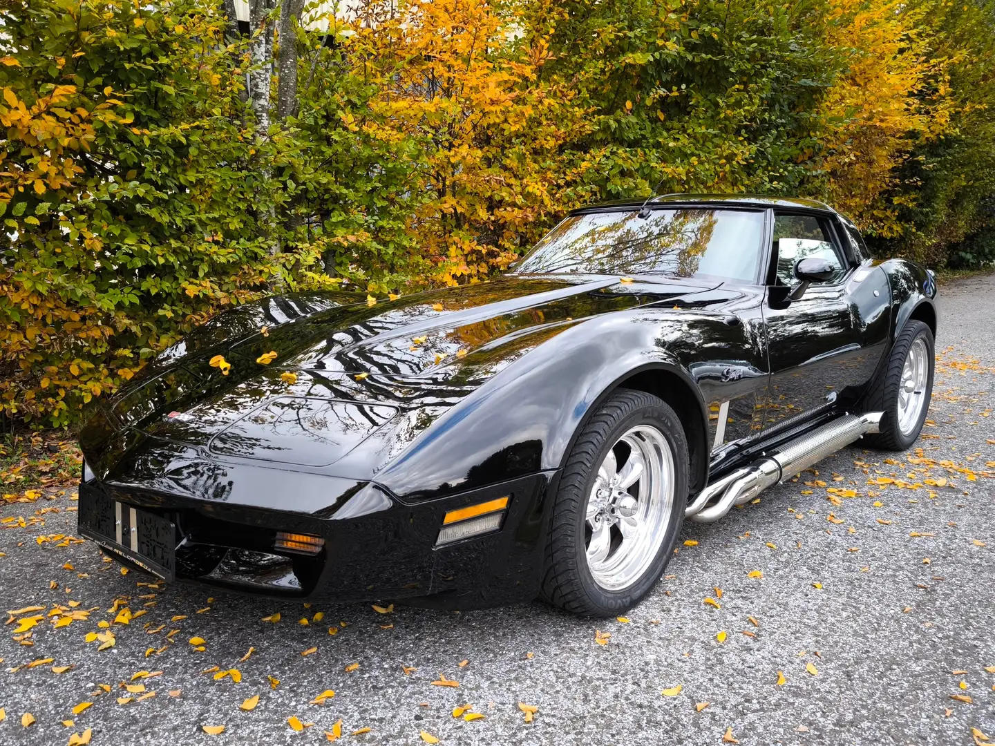 Corvette C3 Stingray T-Top 5,7l V8 350 H.O. (High Output) Zwart - 1