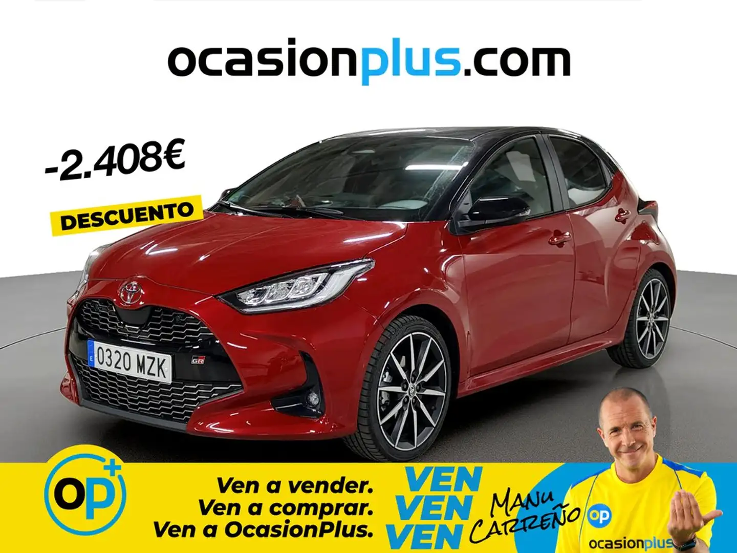 Toyota Yaris 130H 1.5 GR Sport Plus Rojo - 1