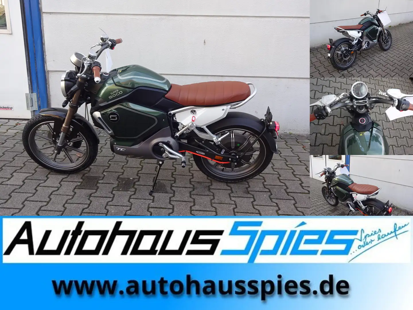 Super Soco TC ECO Eco 45km/h 3000W Vert - 1