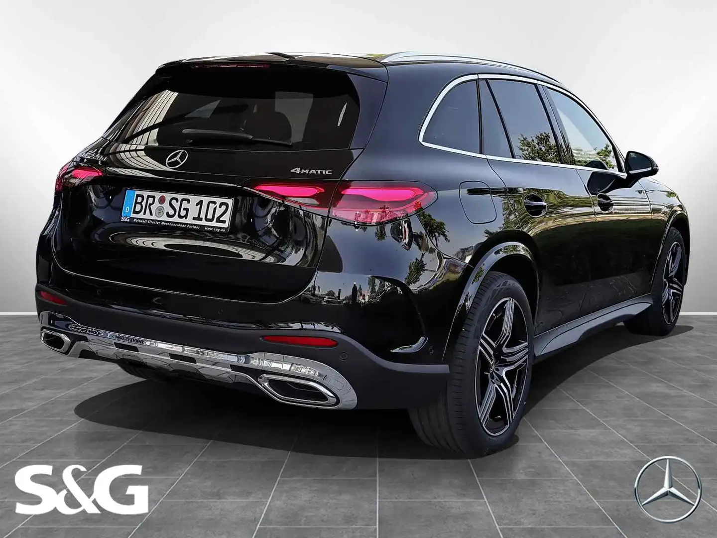 Mercedes-Benz GLC 220 d 4M AMG MBUX+360°+DIG-LED+Pano+AHK+20" Schwarz - 2