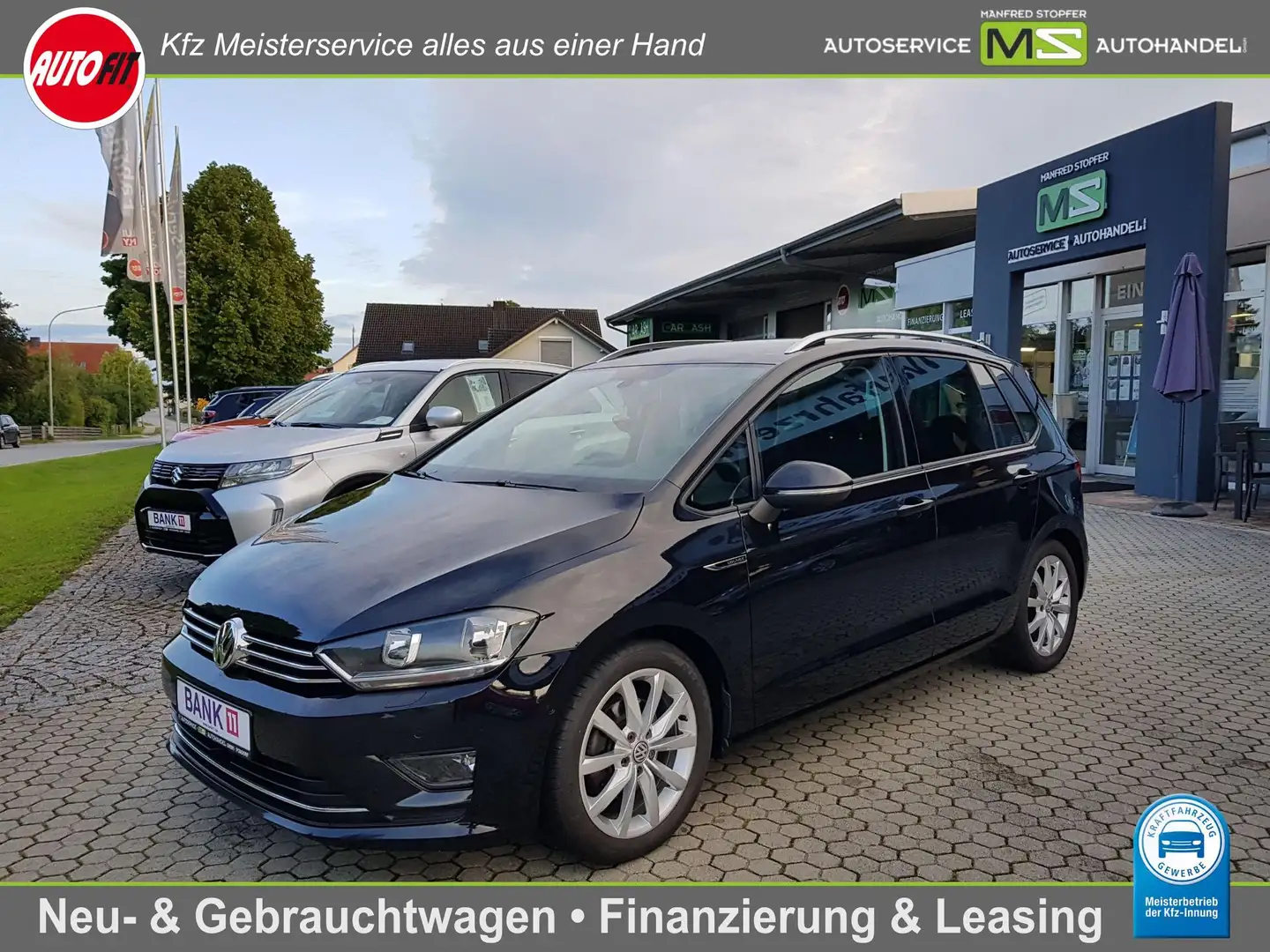 Volkswagen Golf Sportsvan VII 2.0 TDI BMT Lounge R-LINE+AHK+NAVI+WINTERPAKET Schwarz - 1