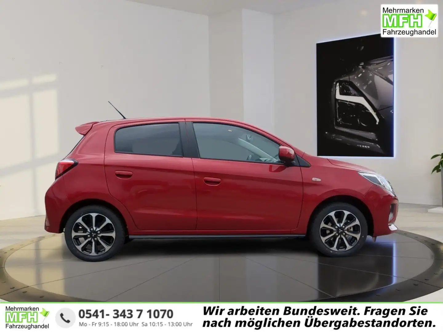 Mitsubishi Space Star RFK SHZ 1.2 MIVEC Select+  52 kW (71 PS), Schal... Rot - 1
