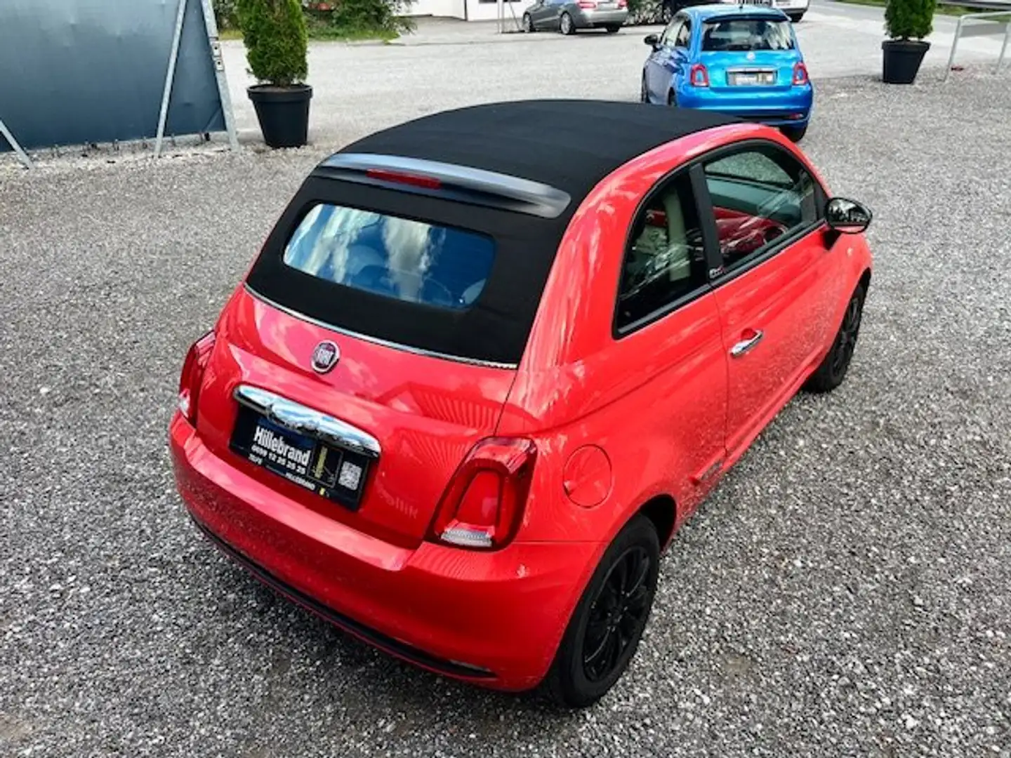 Fiat 500C 1,2 Cabrio *Happy Birthday* nur 60000 km Rot - 1