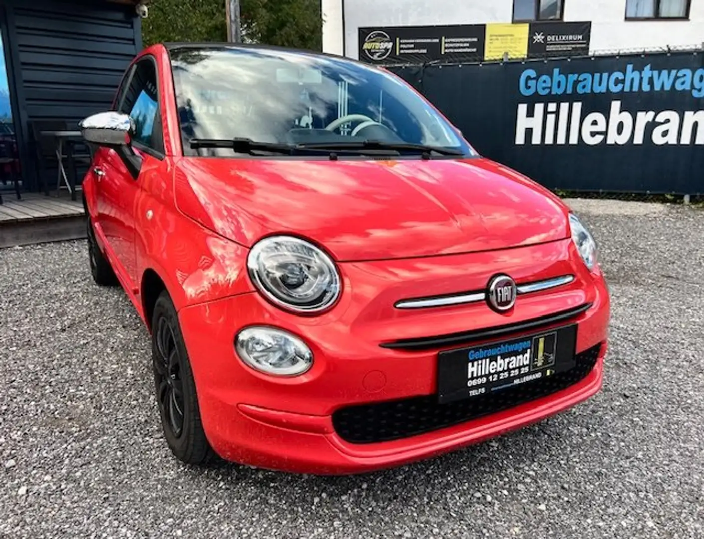 Fiat 500C 1,2 Cabrio *Happy Birthday* nur 60000 km Rot - 2