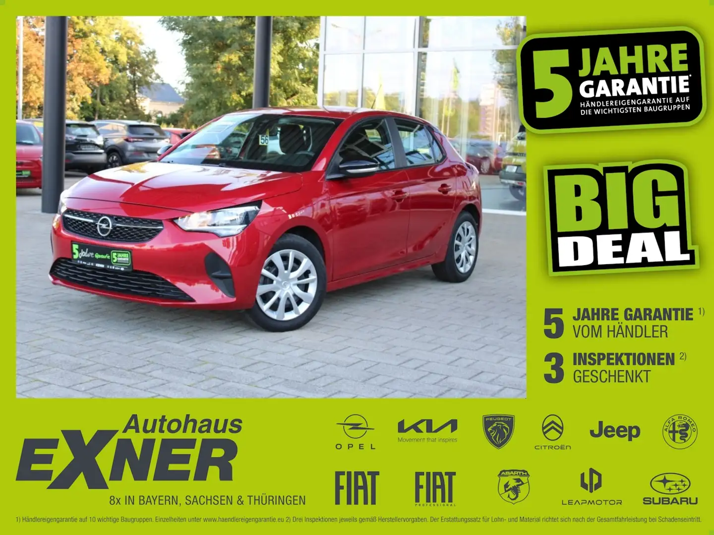 Opel Corsa F 1.2 Turbo EDITION SHZ+PDC+SpurH Rouge - 1