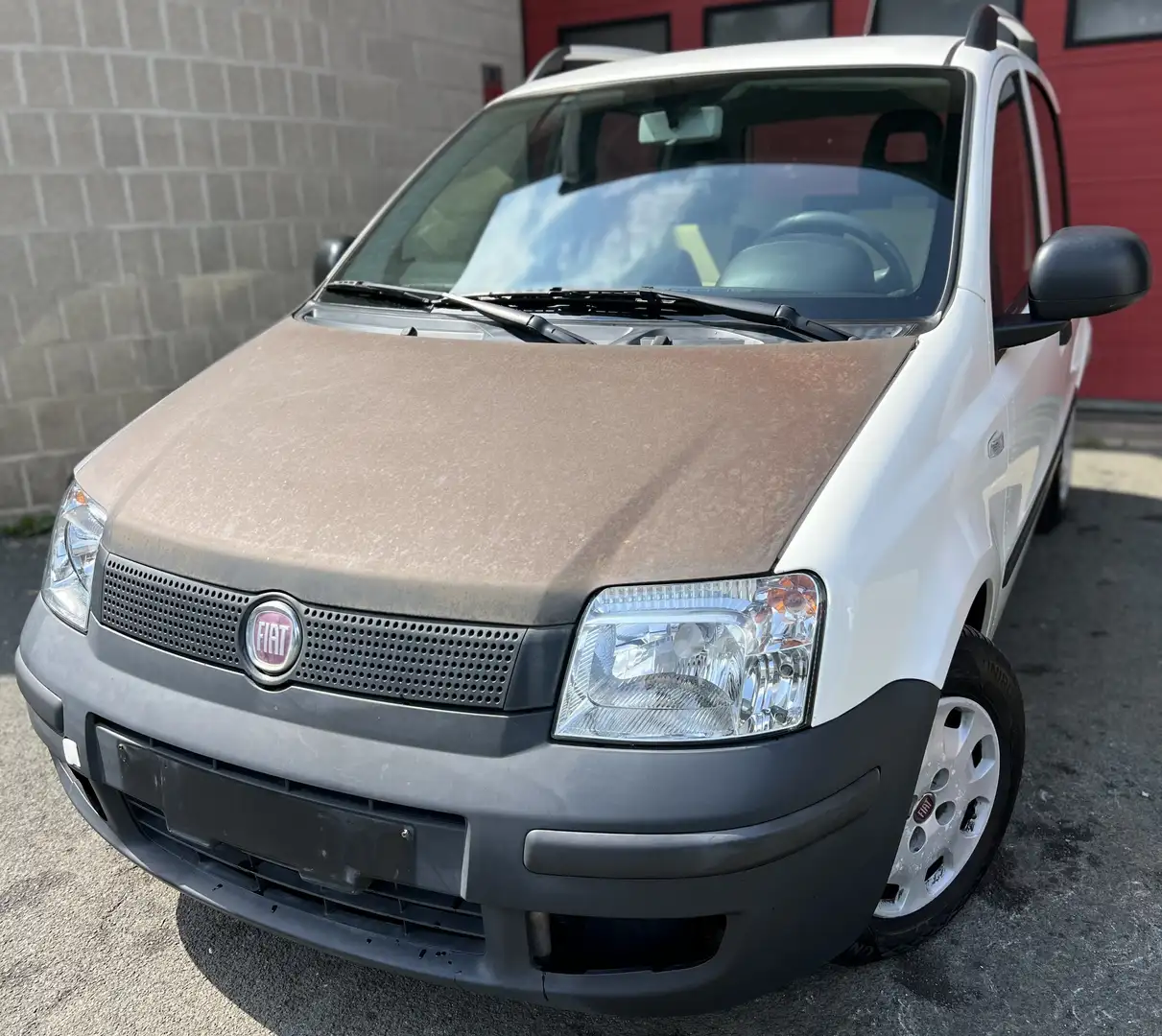 Fiat Panda 1.2i Eco Actual + CLIM + CAR-PASS Blanc - 1