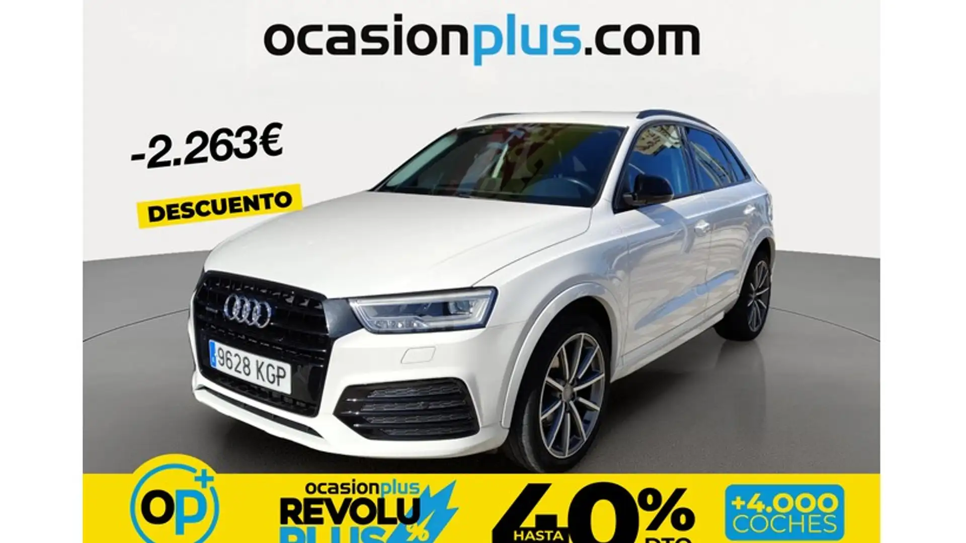 Audi Q3 2.0TDI Black Line Ed. quattro S tronic 110kW Blanco - 1