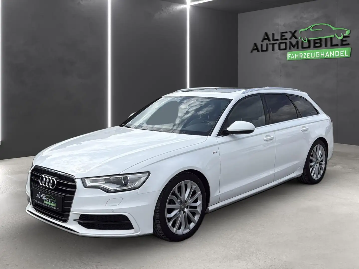 Audi A6 Avant 2.0 TDI ultra S line*Leder*Navi*AHK* Weiß - 1