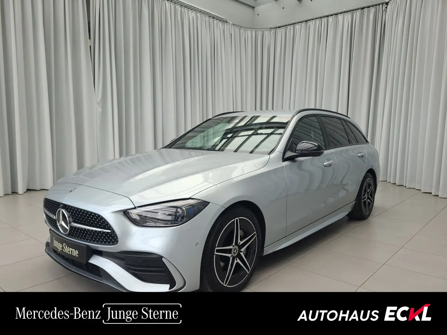 Mercedes-Benz C 220 d 4MATIC T-Modell SpurW Winterp. SportS. Silber - 1