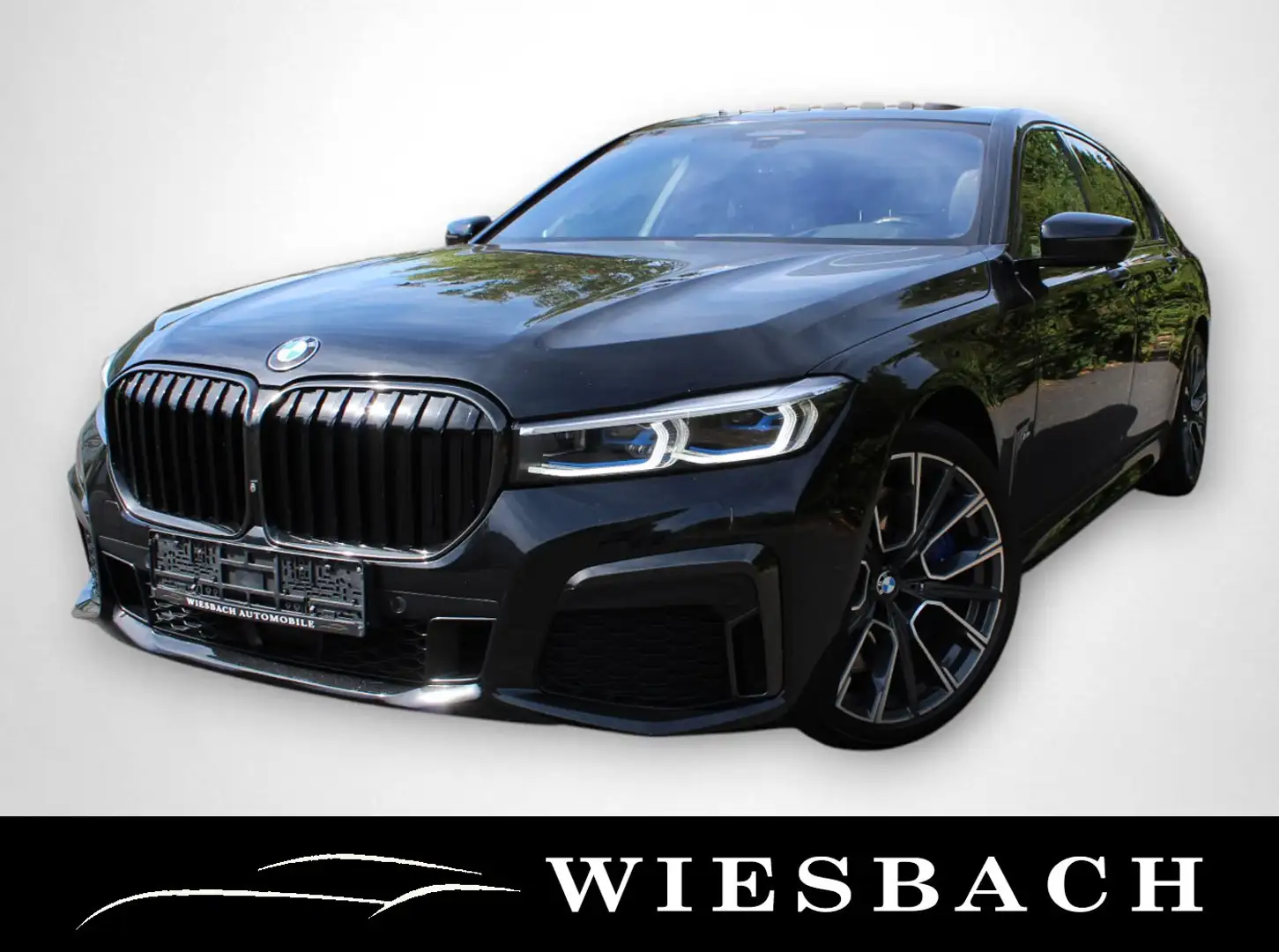 BMW 740 740d xDrive M Sport Laser Massage AHK H&K 20-Zoll Schwarz - 2