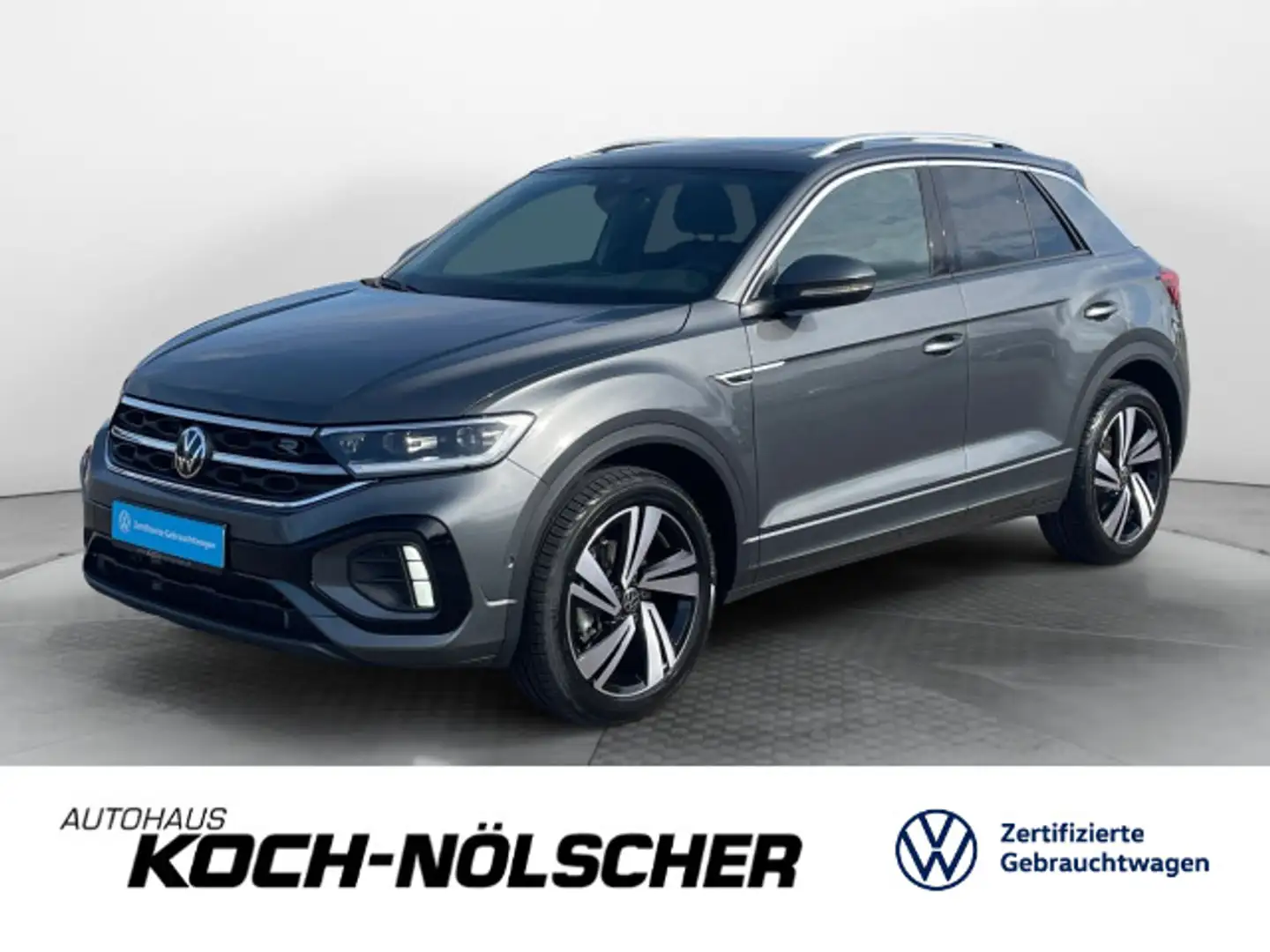 Volkswagen T-Roc 1.5TSI R-Line DSG AHK Pano Navi LED Grau - 1