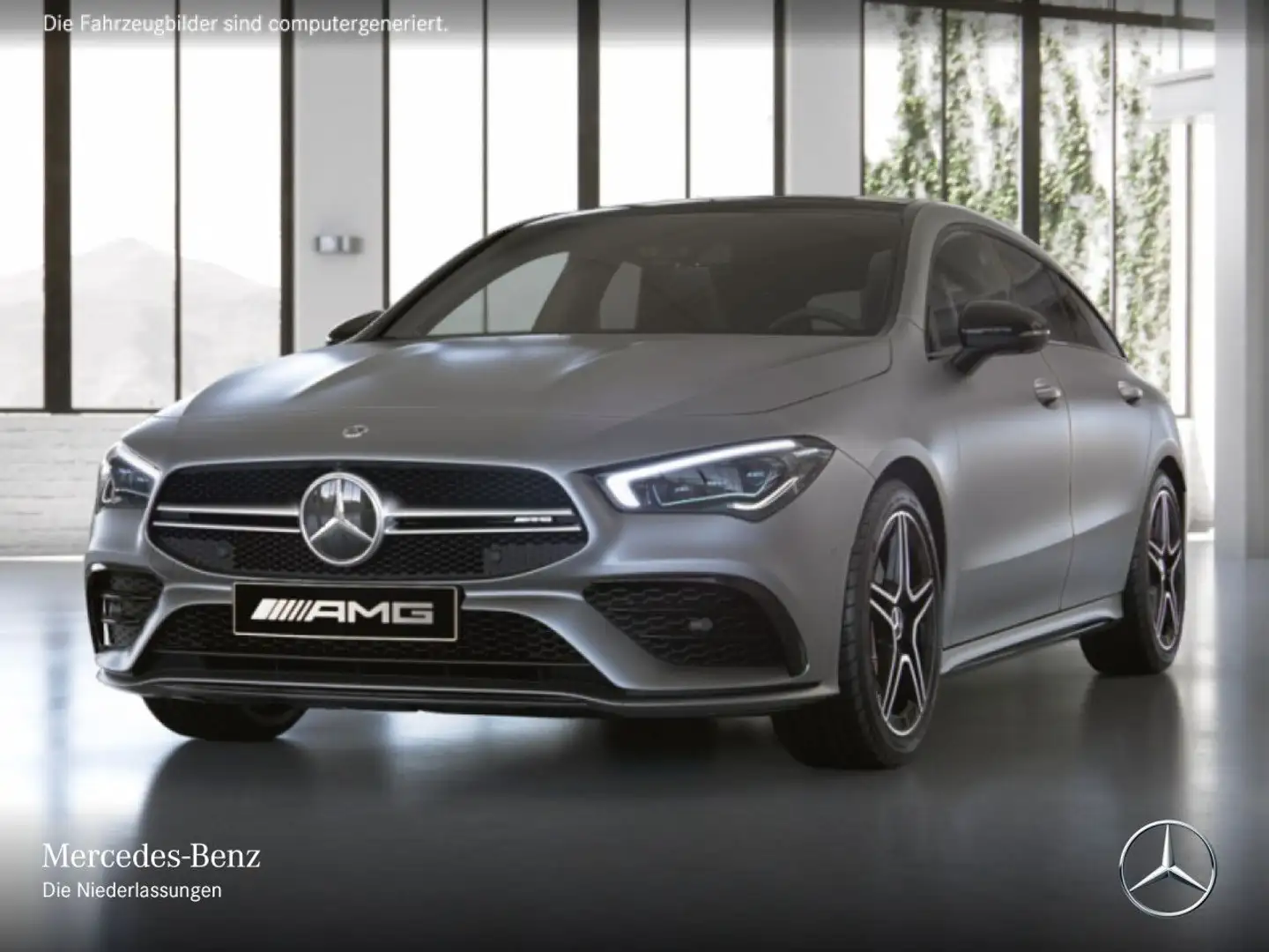 Mercedes-Benz CLA 35 AMG CLA 35 4M AMG+PANO+360°+MULTIBEAM+STHZG+BURMESTER Grau - 2