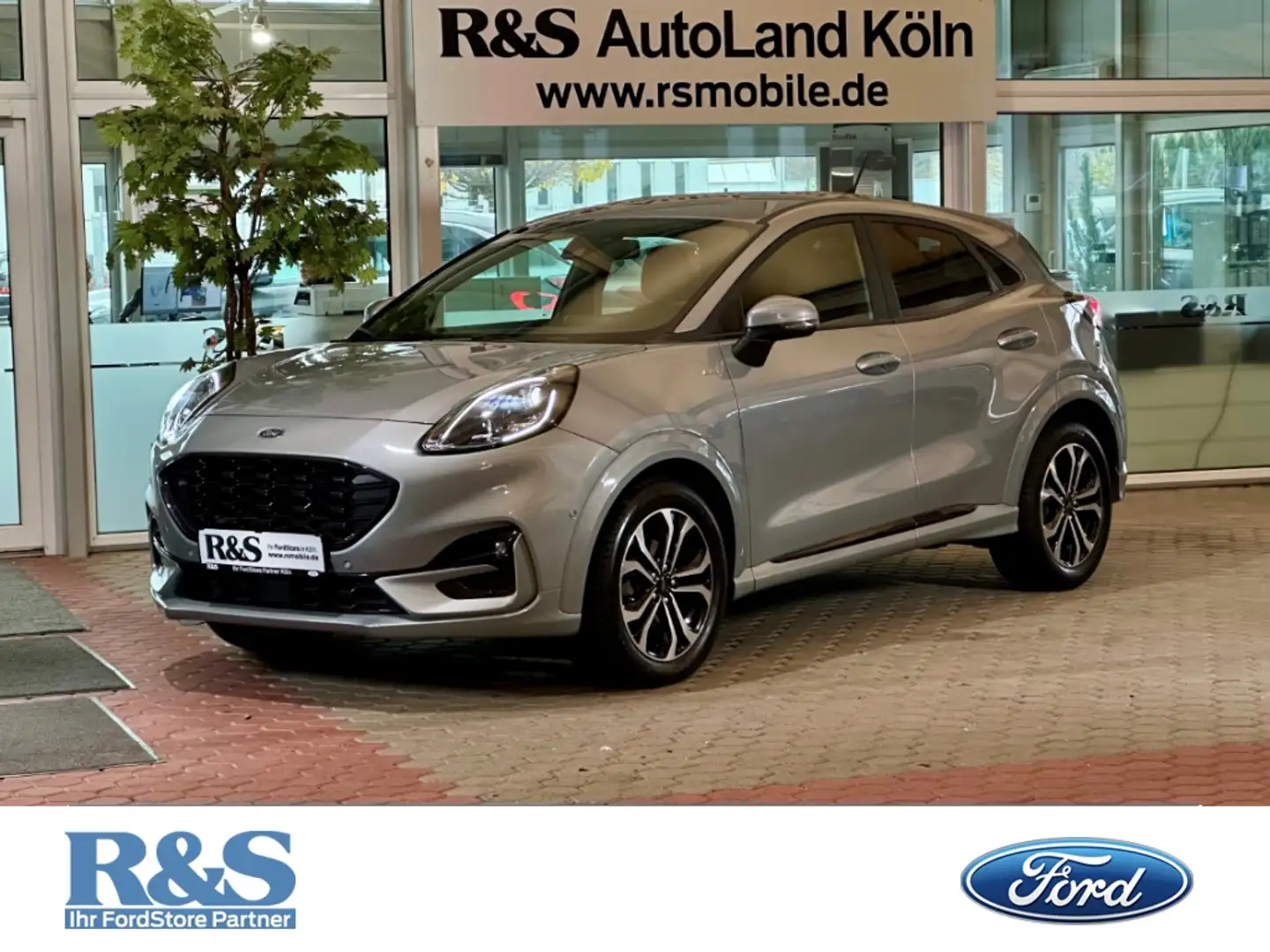 Ford Puma ST-Line+Kamera+Navi+Key-Free+BLIS Zilver - 1