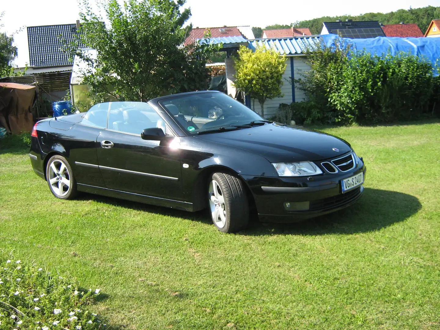 Saab 9-3 9-3 1.8 t Cabrio Vector Schwarz - 2