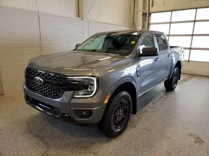 Gray 2026 Ford Ranger Pickup Truck Four-Wheel Drive Automatic