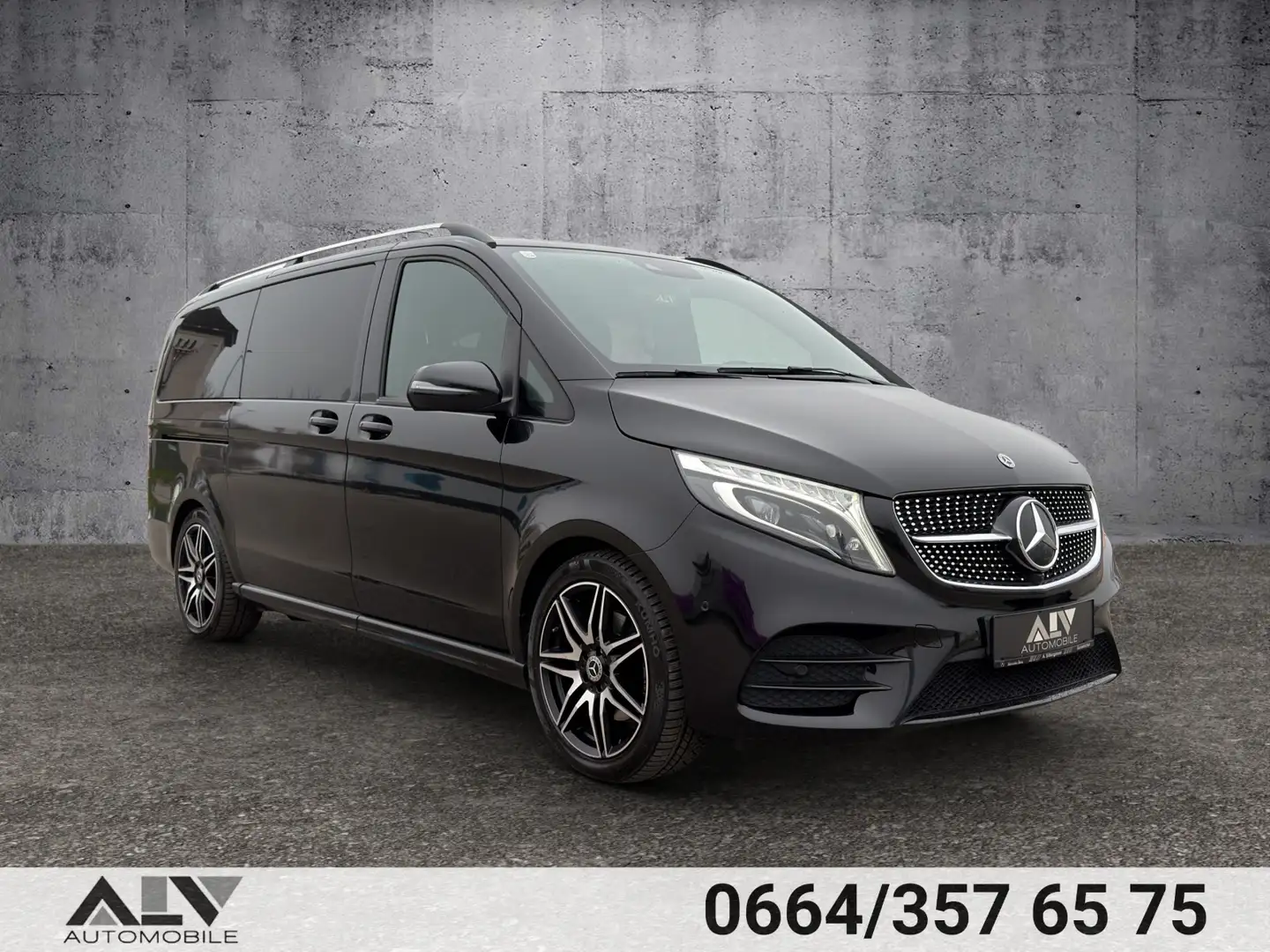 Mercedes-Benz V 250 d EDITION 2020 lang AMG-Line Schwarz - 1