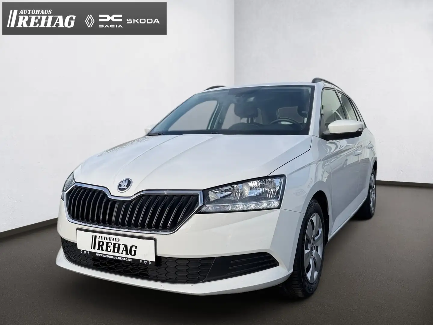 Skoda Fabia Combi Ambition 1,0 TSI DSG *Allwetter*Smartlink*SHZ* Weiß - 1