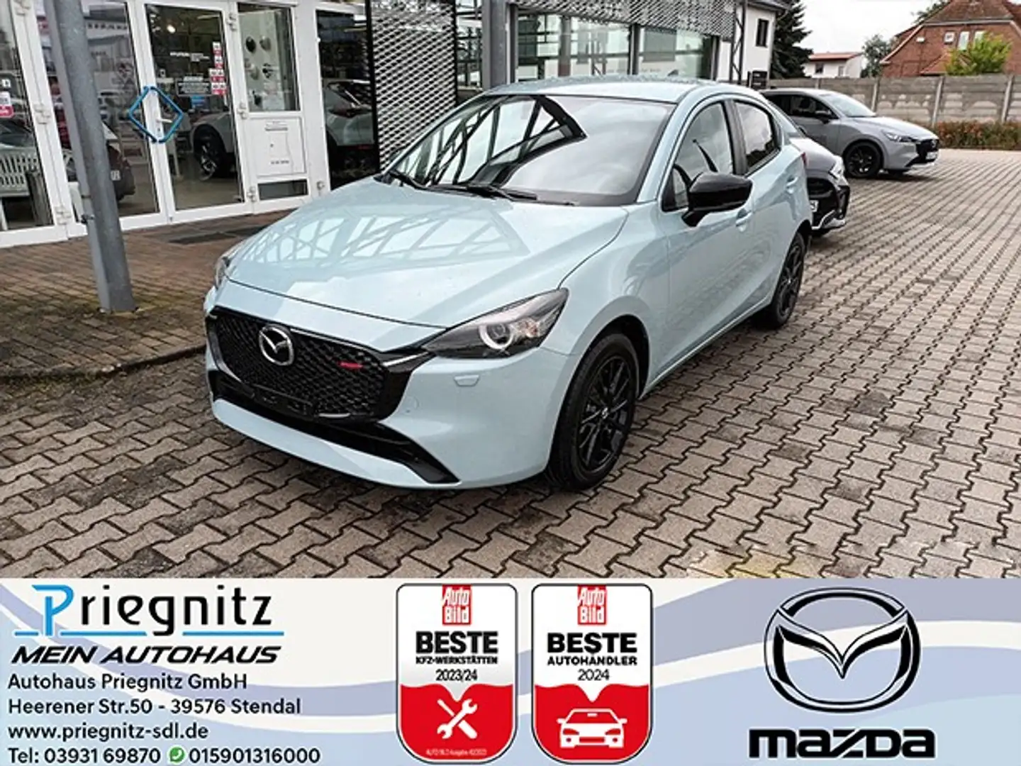 Mazda 2 1.5L e-SKYACTIV G 90ps 6MT FWD HOMURA Blau - 1