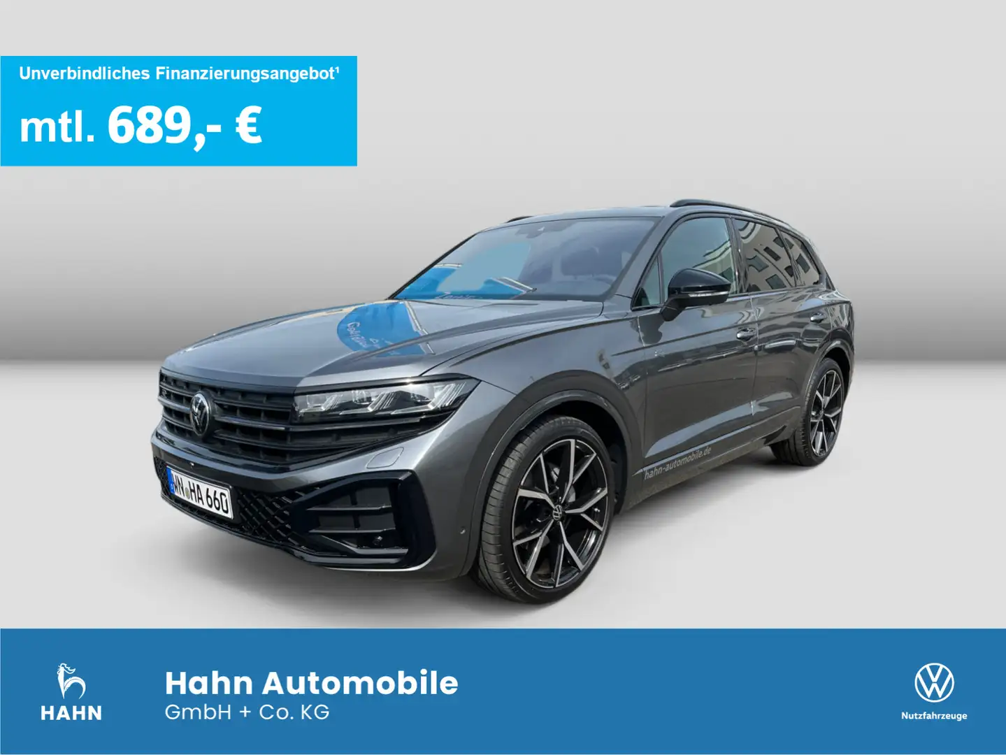 Volkswagen Touareg R-LINE LEDER STANDH. AHK PANO HUD DYNAUD Grau - 1
