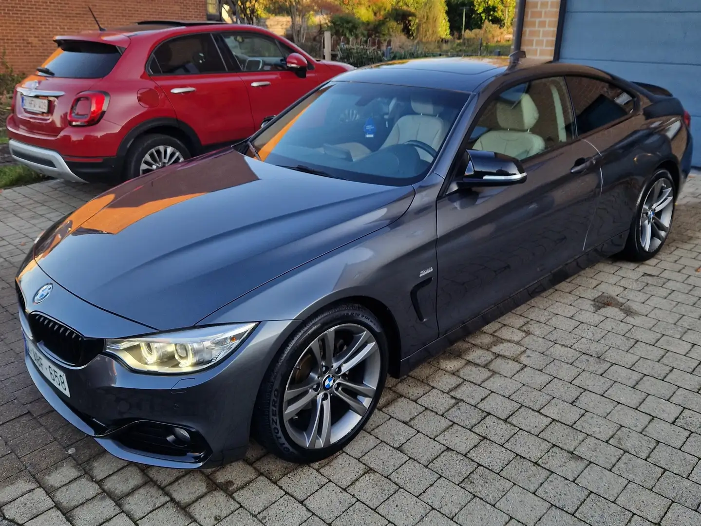 BMW 418 Coupé 418 dA Sport Gris - 1