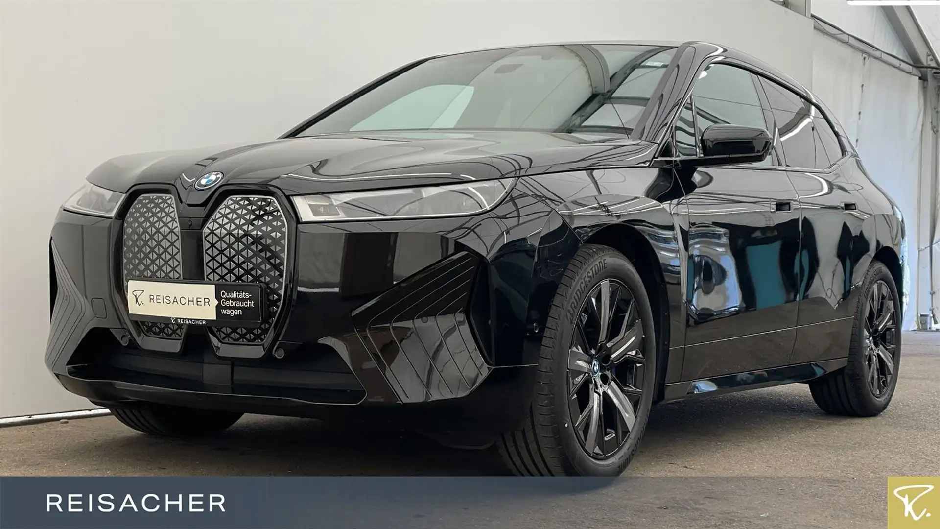 BMW iX xDrive40 Sportpaket SkyLounge ACC 360 H&K 21" Schwarz - 1