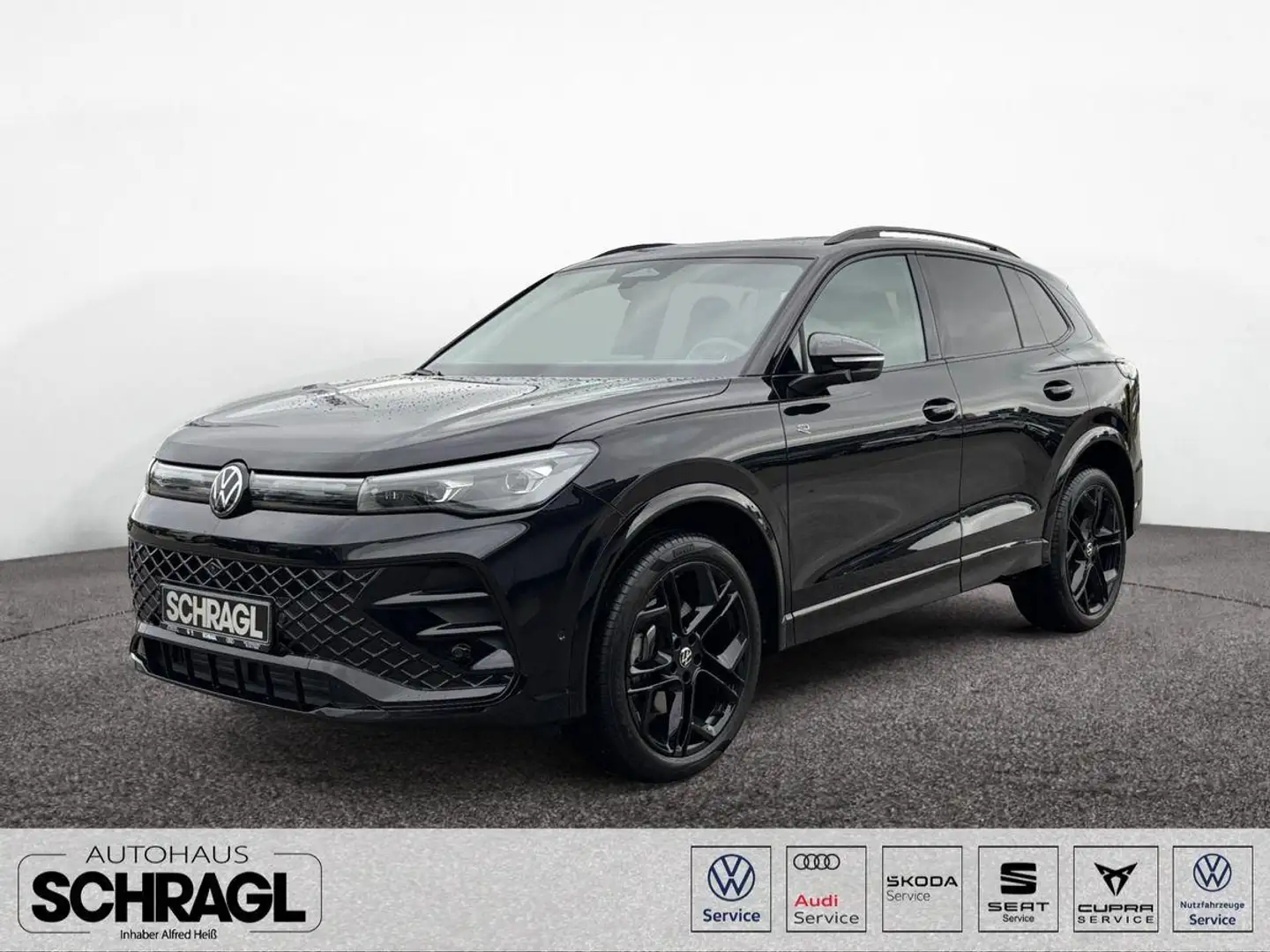 Volkswagen Tiguan 2.0 TDI DSG 4Motion R-LINE+AHK+PANO+BLACK Schwarz - 1