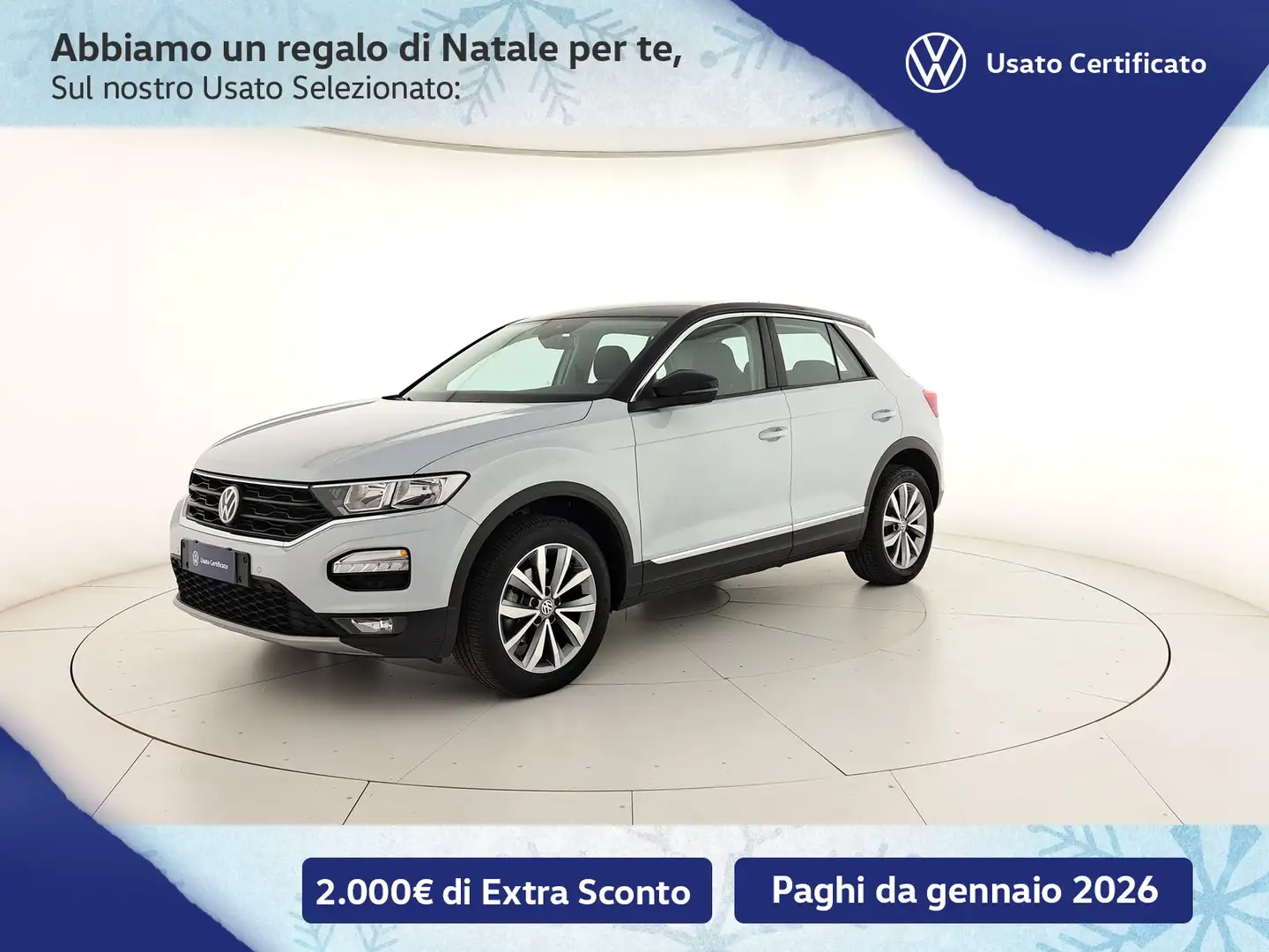 Volkswagen T-Roc 1.0 tsi style 115cv Gris - 1
