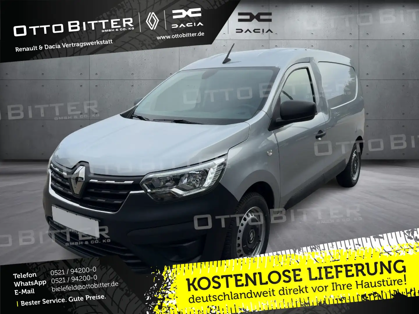 Renault Express Extra TCe100 KLIMA/EASY-LINK/GJR/AHK Silber - 1