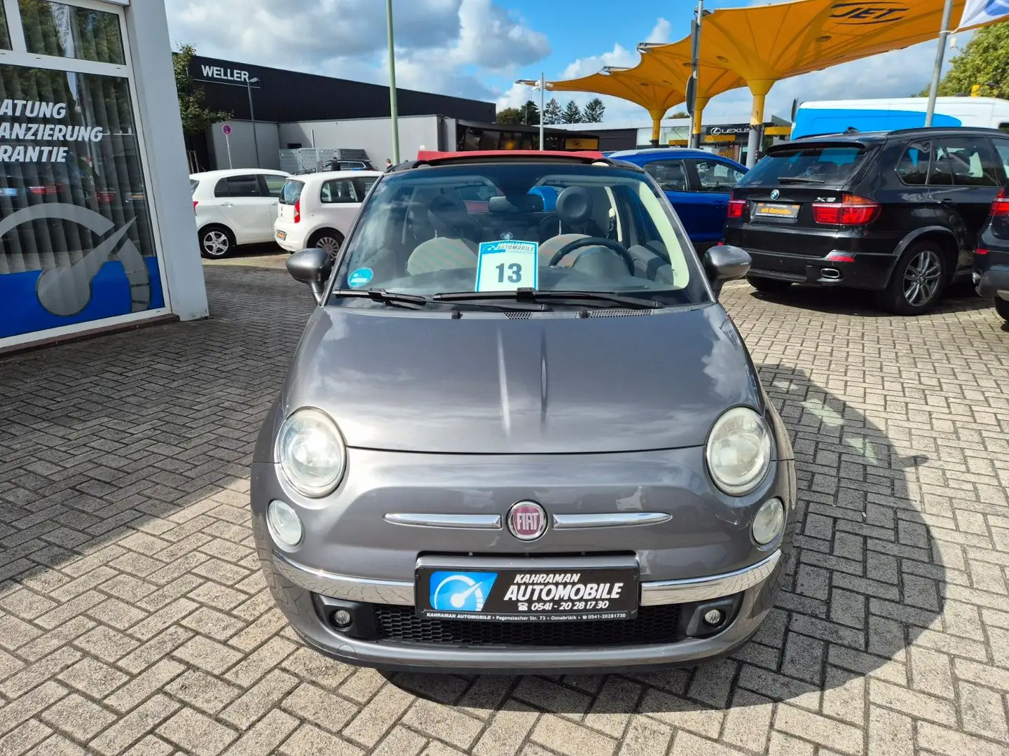 Fiat 500 Twin Air Turbo Cabrio Klima Grau - 2