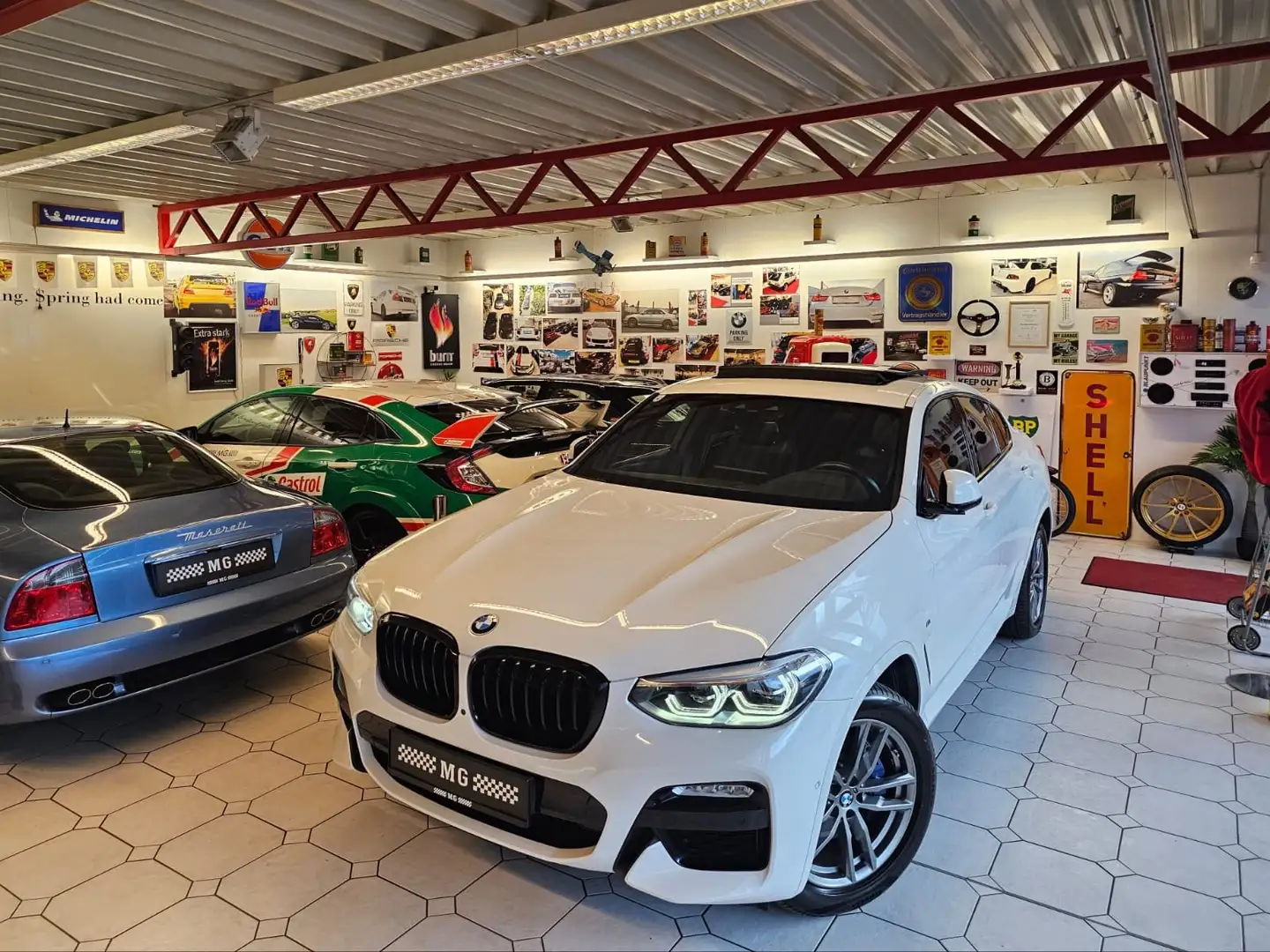 BMW X4 xDrive 30 d M Sport Panorama 1 Besitz Weiß - 1