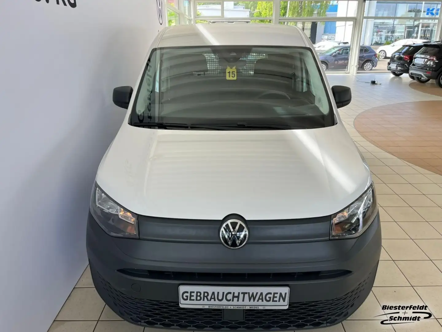 Volkswagen Caddy Cargo 1.5TSI EcoProfi GJR AHK PDC 1.Hand Blanco - 1