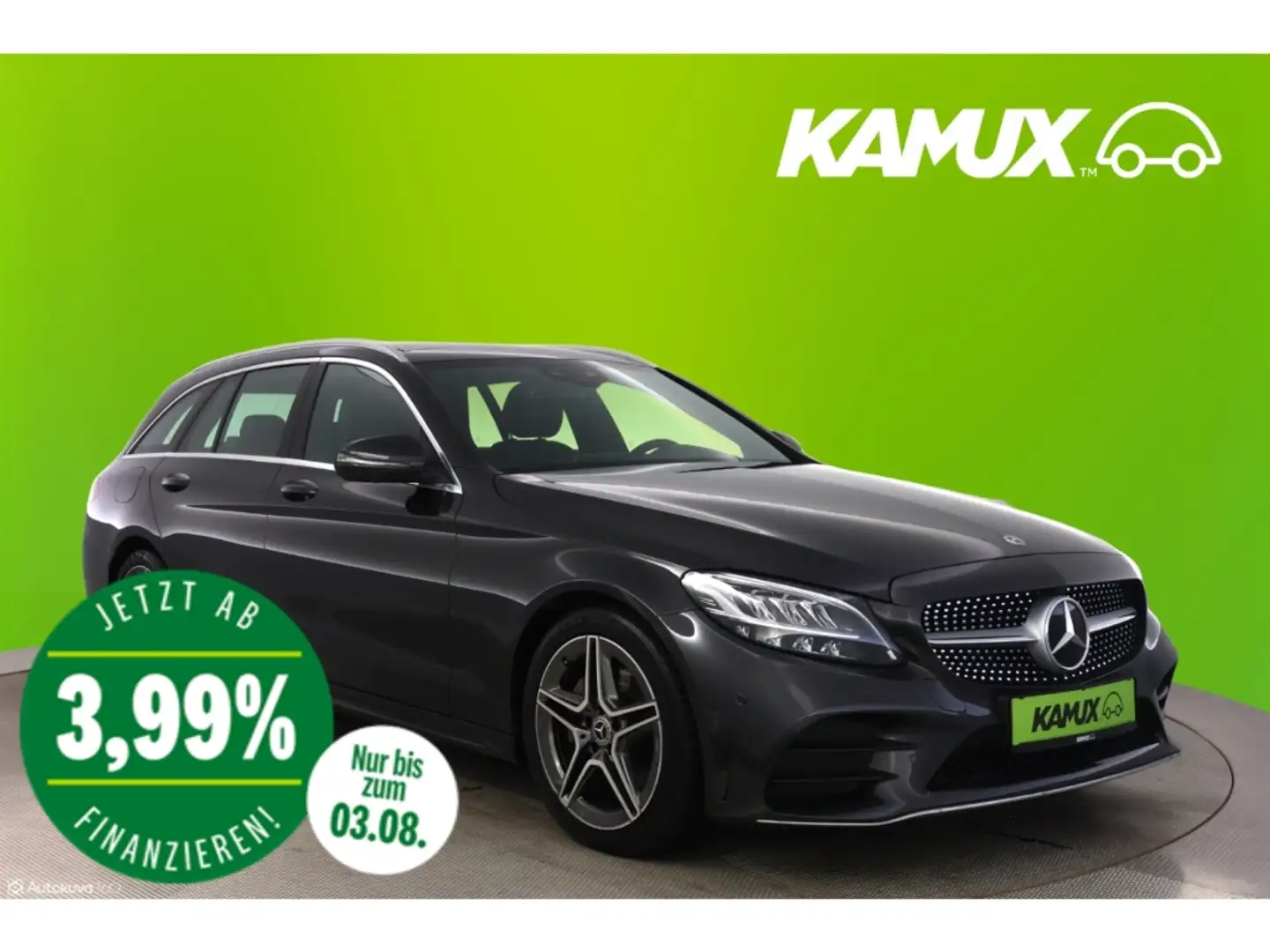 Mercedes-Benz C 220 d T 9G-tronic AMG Line+LED+PANO+KAMERA+HUD Grey - 1
