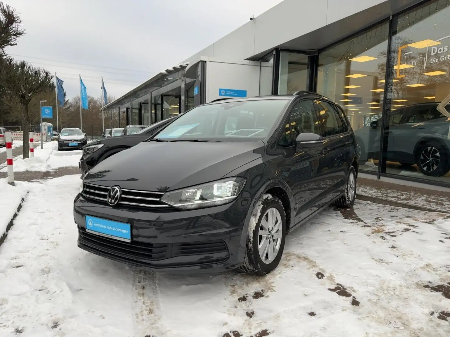 Volkswagen Touran 1.5 TSI DSG Comfortline Navi LED SHZ ACC Grau - 2
