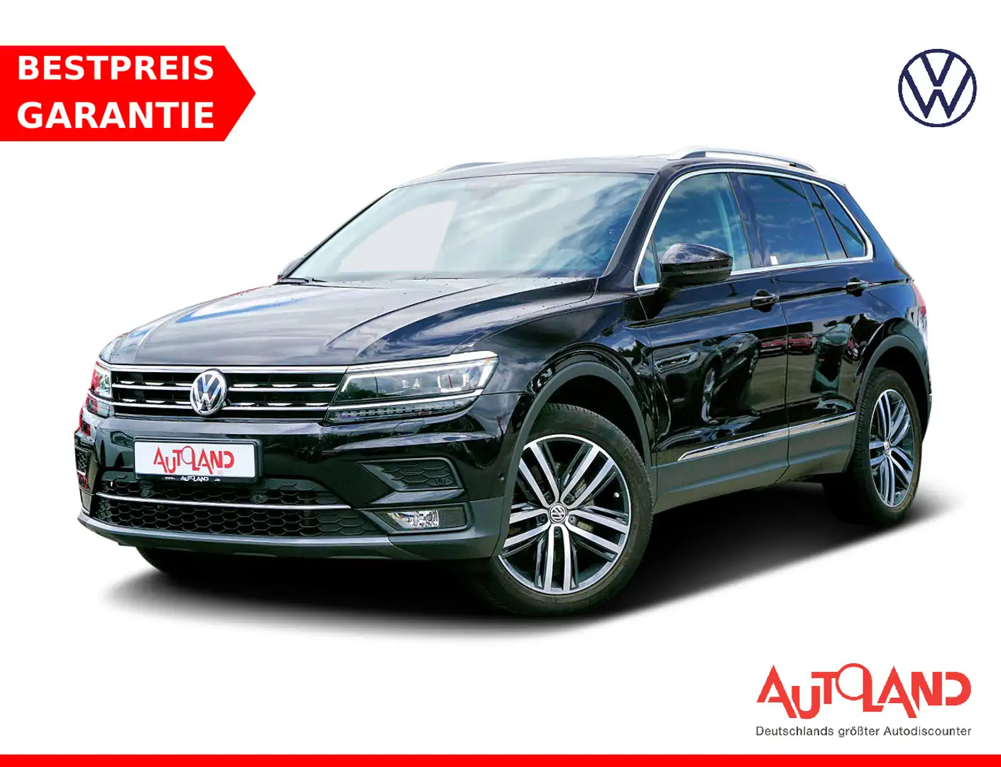 Volkswagen Tiguan 2.0 TDI Highline 4Motion Standheizung AHK Schwarz - 1