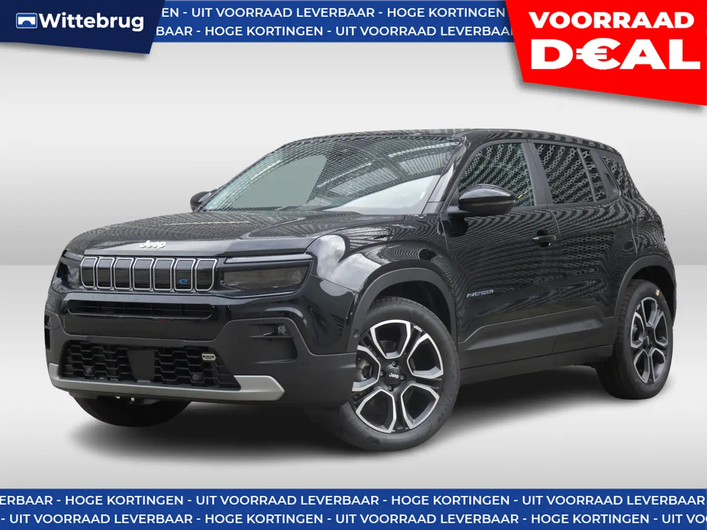 Jeep Avenger Summit 54 kWh GRATIS WALLBOX - DIRECT RIJDEN! Zwart - 1